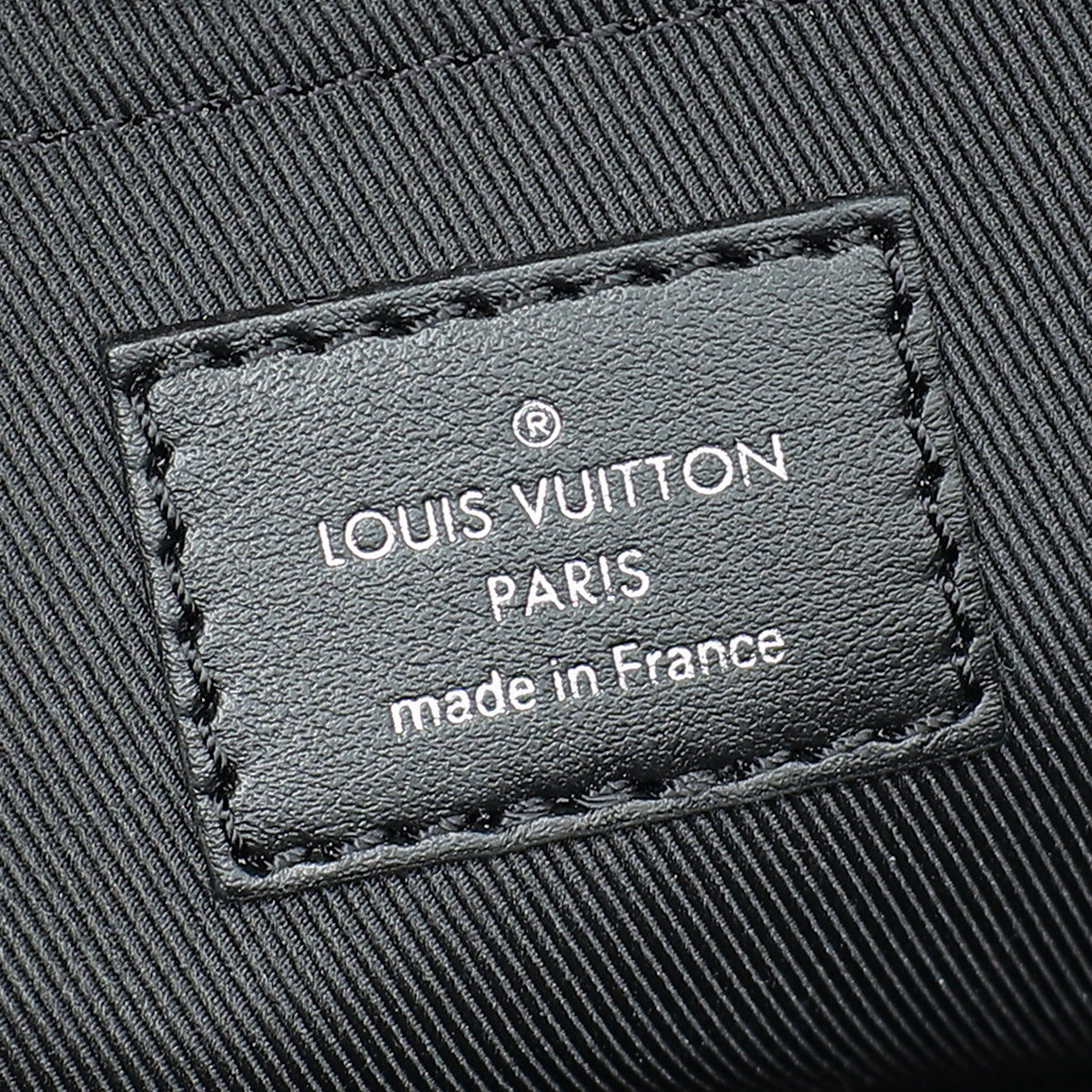 Louis Vuitton Monogram Black Eclipse Trunk Messenger Bag