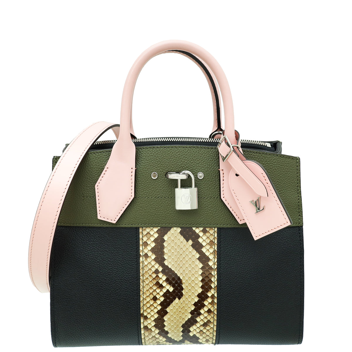 Louis Vuitton Multicolor City Steamer PM Python Bag