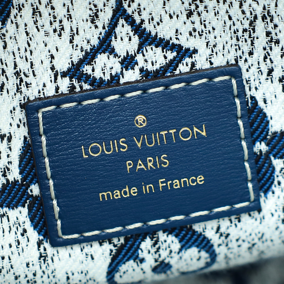 Louis Vuitton Blue Monogram Denim Onthego MM Bag