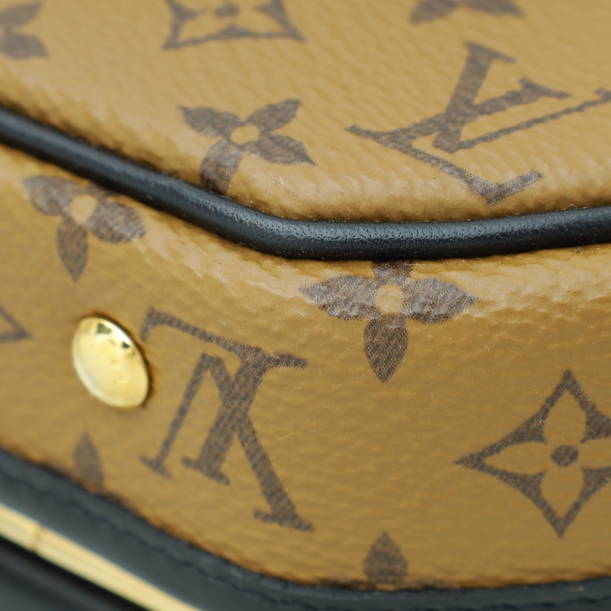 Louis Vuitton Bicolor Monogram Reverse Petite Boite Chapea Bag