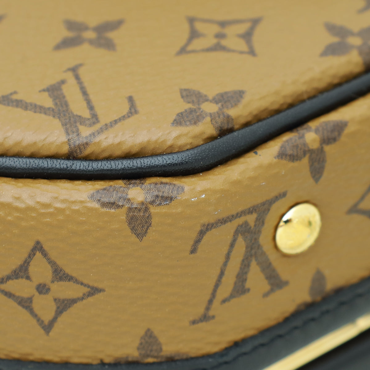 Louis Vuitton Bicolor Monogram Reverse Petite Boite Chapea Bag