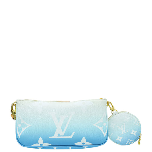 Louis Vuitton Blue Monogram Giant By The Pool Multi Pochette Accessories