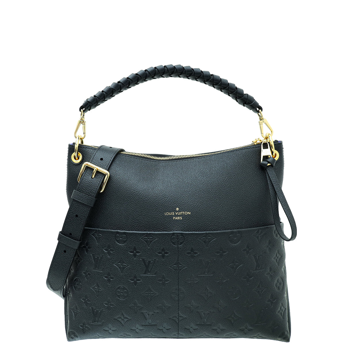 Louis Vuitton Noir Monogram Empreinte Maida Hobo Bag