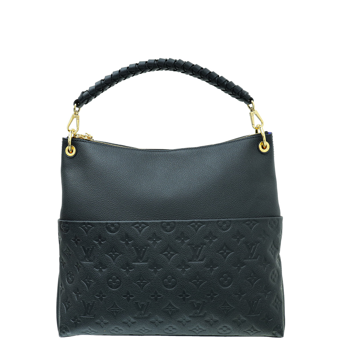 Louis Vuitton Noir Monogram Empreinte Maida Hobo Bag