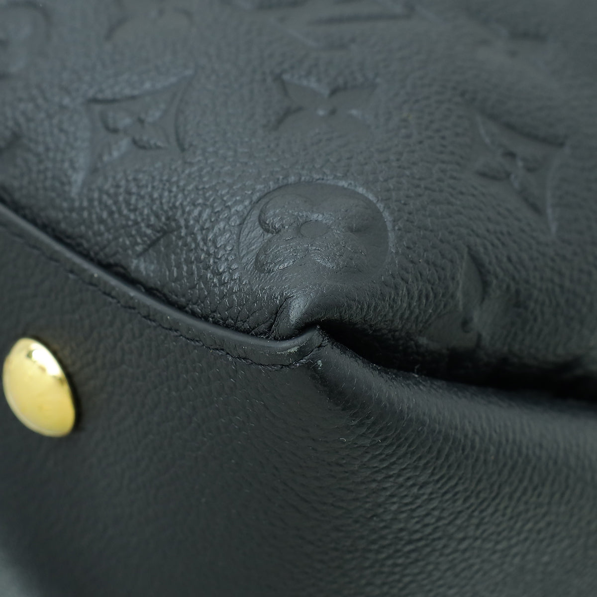 Louis Vuitton Noir Monogram Empreinte Maida Hobo Bag