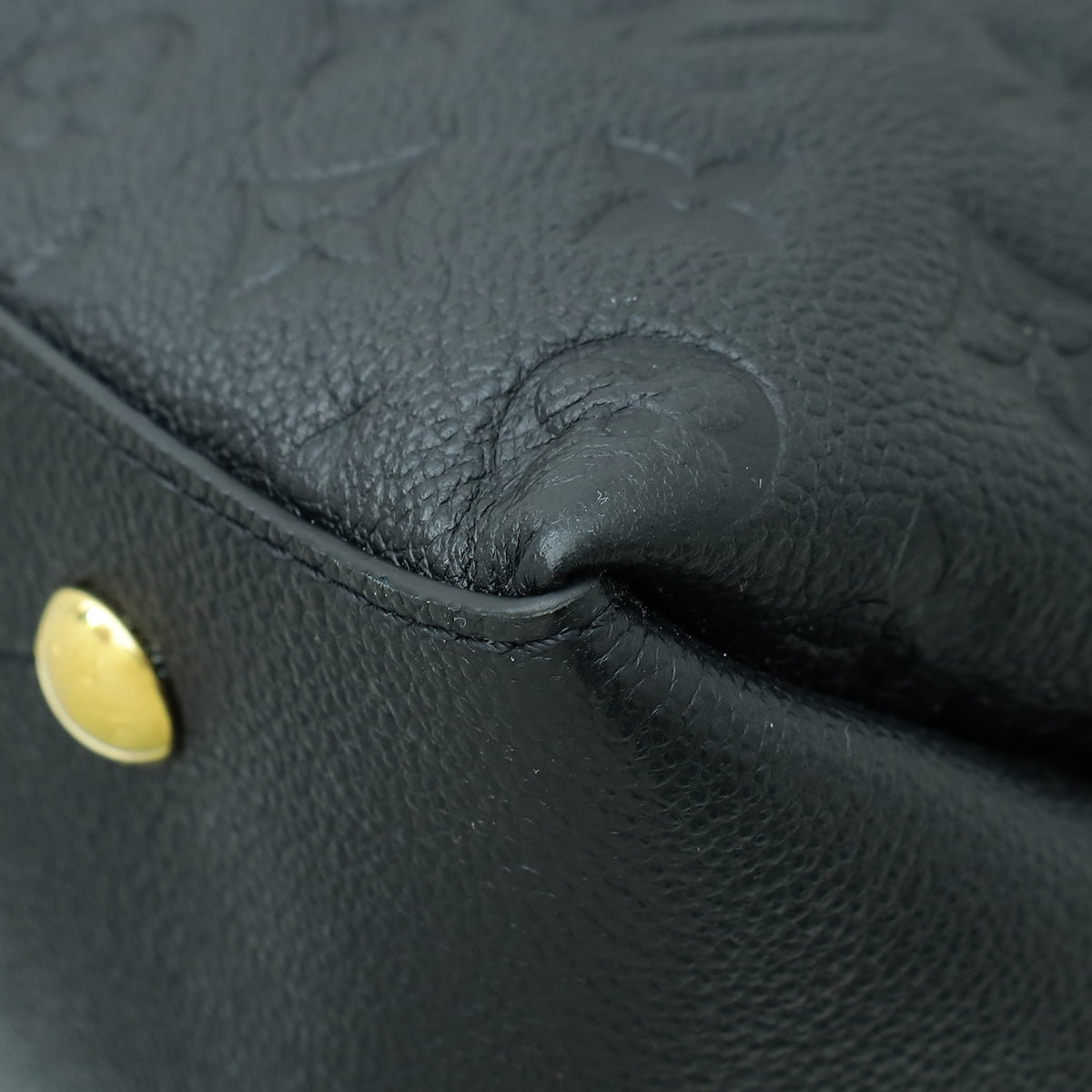 Louis Vuitton Noir Monogram Empreinte Maida Hobo Bag