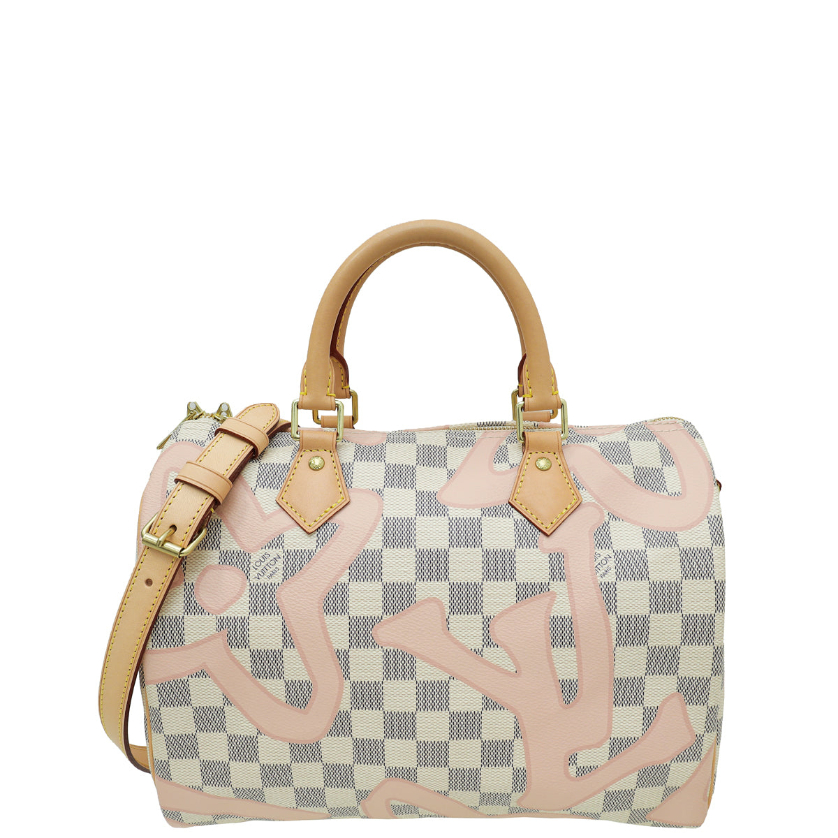 Louis Vuitton Damier Azur Tahitienne Speedy Bandouliere 30 Bag