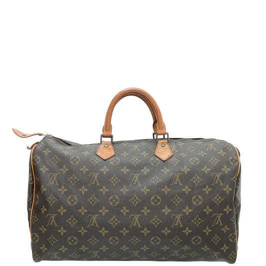 Louis Vuitton Brown Monogram Speedy 40 Bag