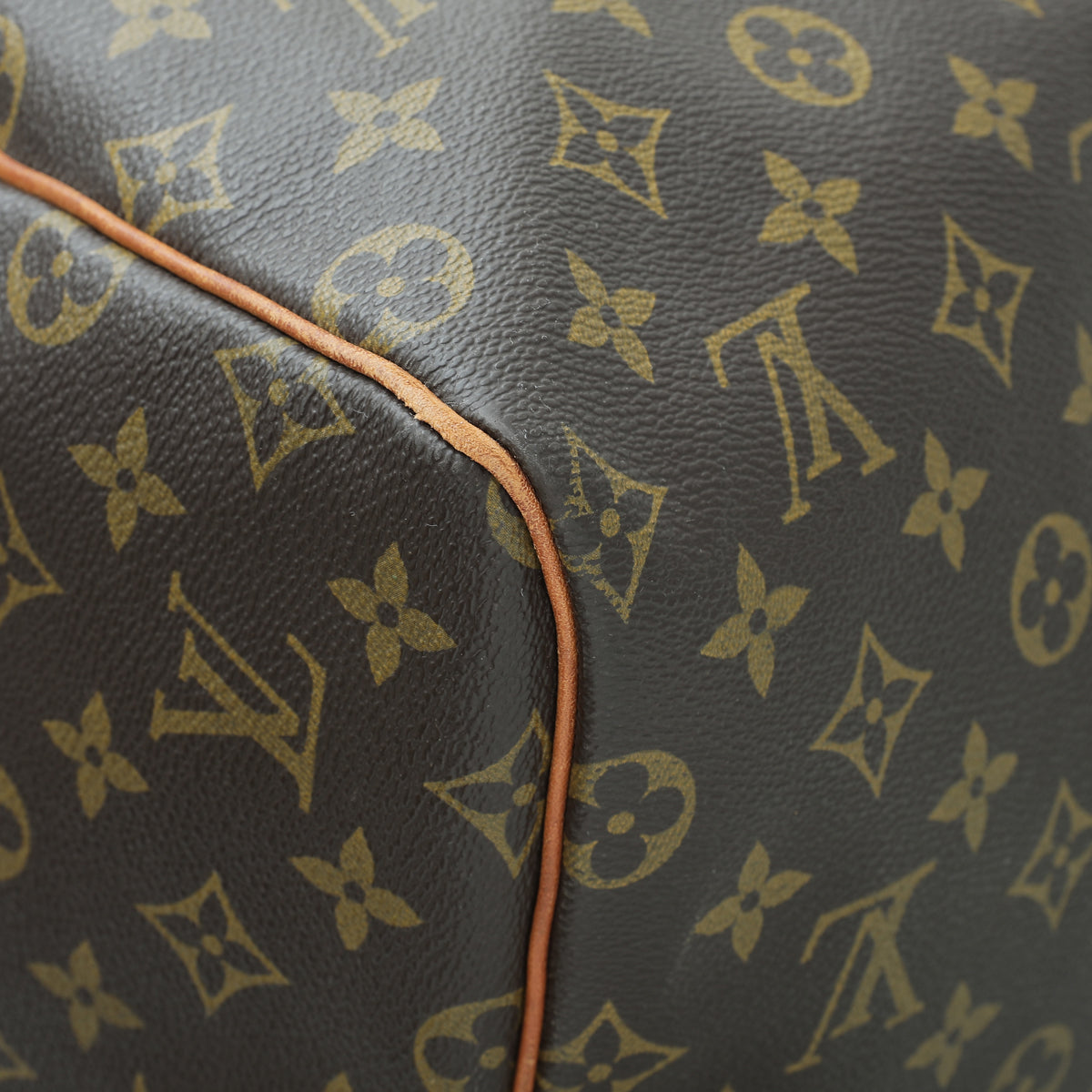 Louis Vuitton Brown Monogram Keepall 55 Bag