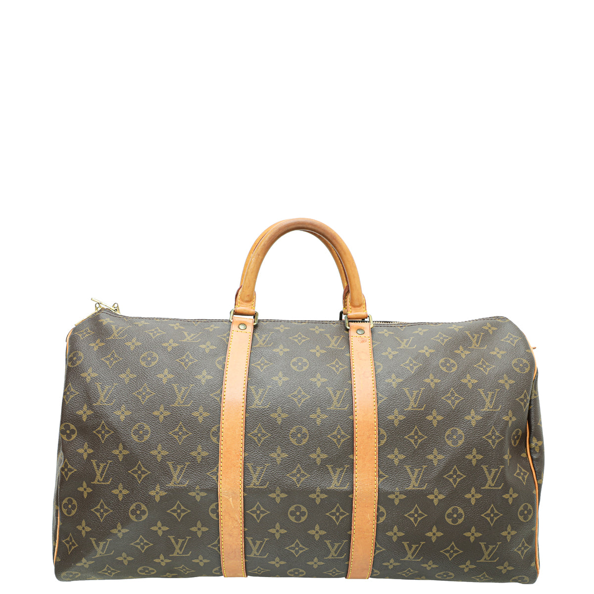 Louis Vuitton Brown Monogram Keepall 50 Bag