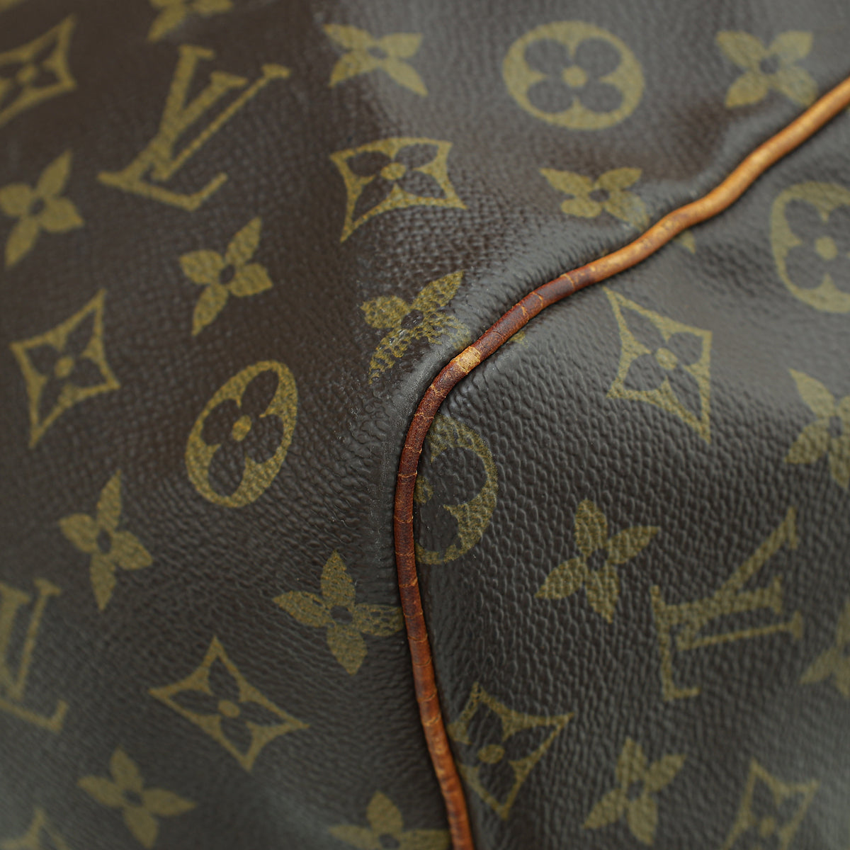 Louis Vuitton Brown Monogram Keepall Bandouliere 60 Bag