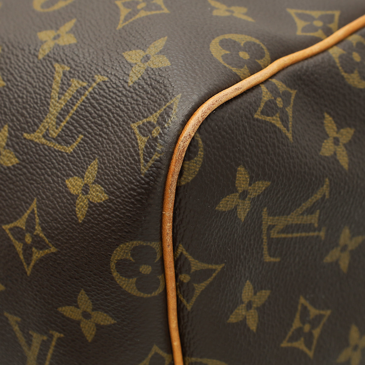 Louis Vuitton Brown Monogram Keepall 55 Bag