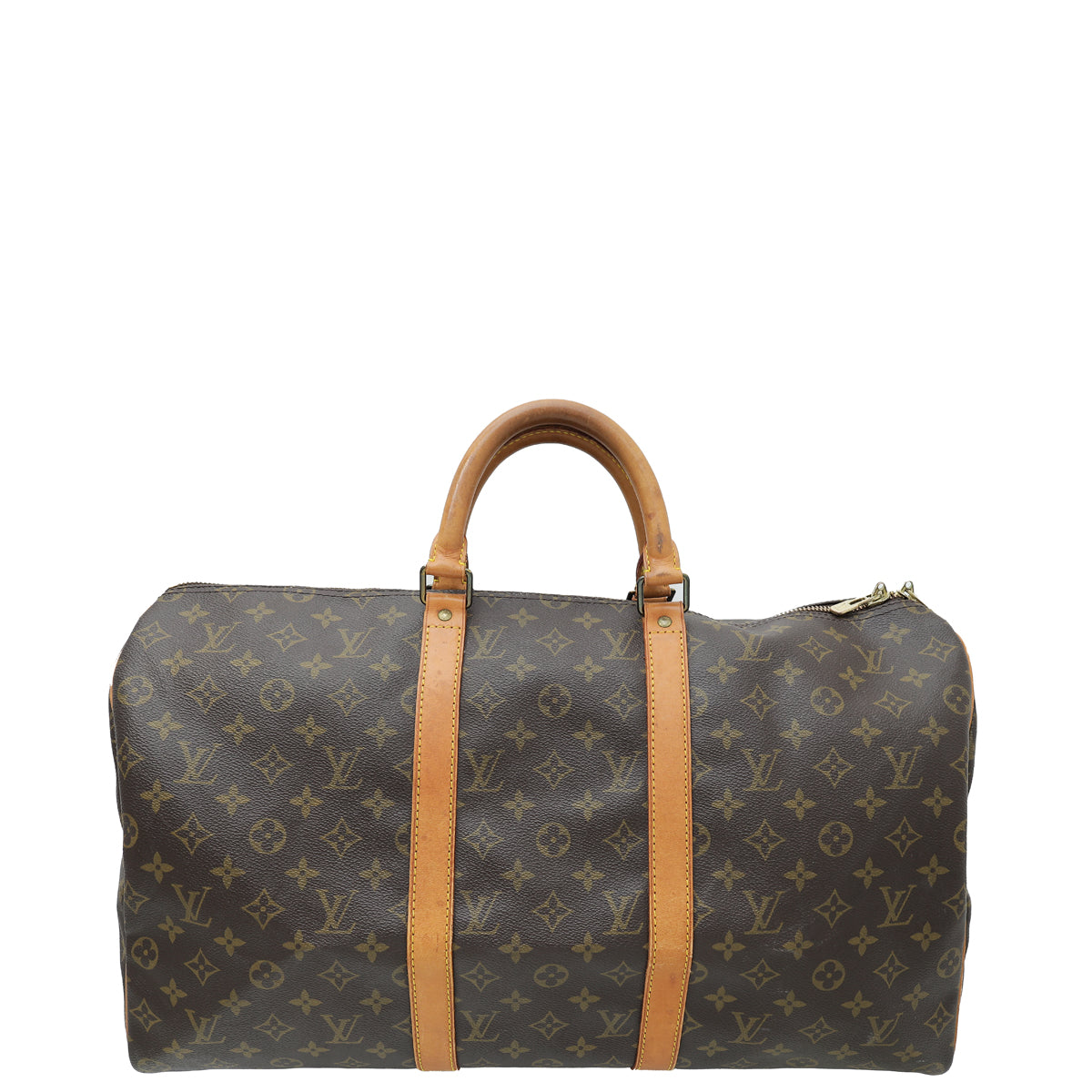 Louis Vuitton Brown Monogram Keepall 50 Bag