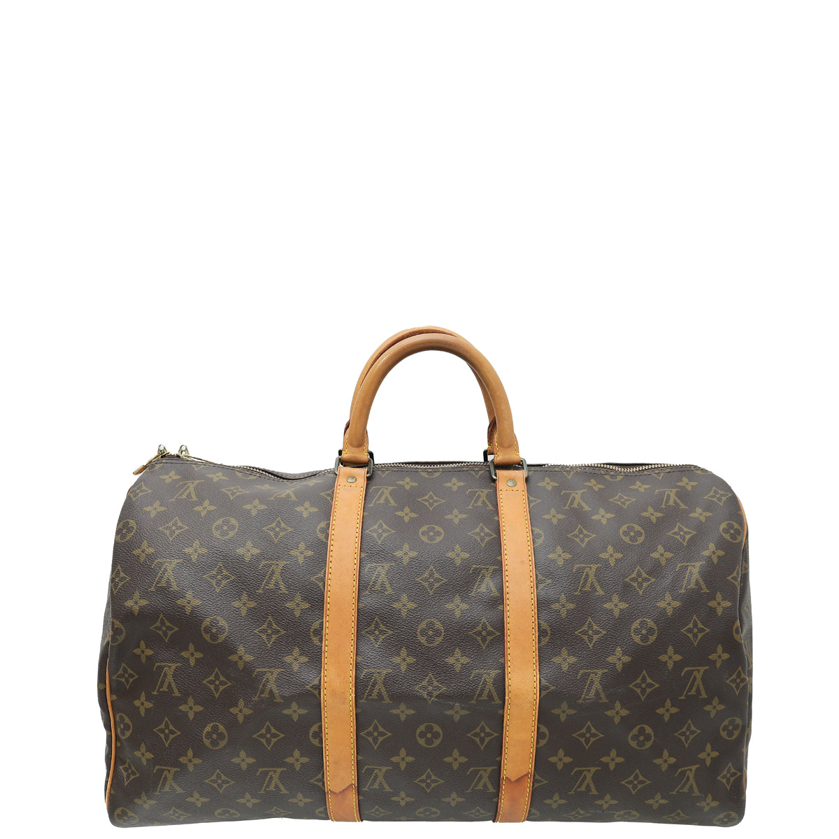 Louis Vuitton Brown Monogram Keepall 50 Bag