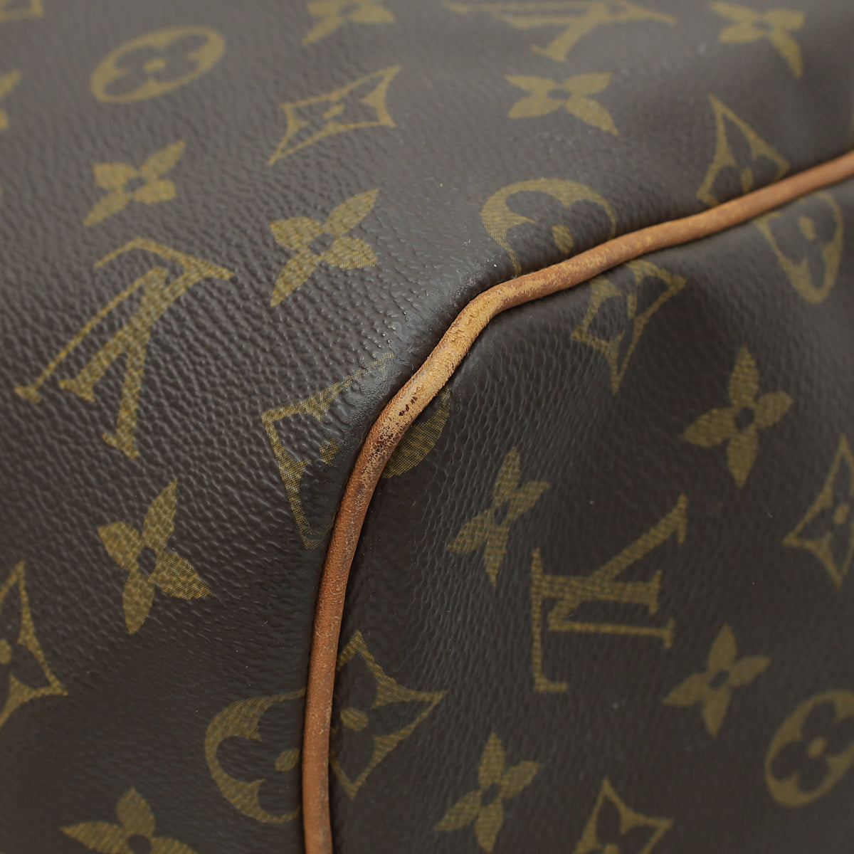 Louis Vuitton Brown Monogram Keepall 55 Bag