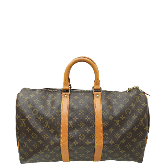 Louis Vuitton Monogram Keepall 45 Bag