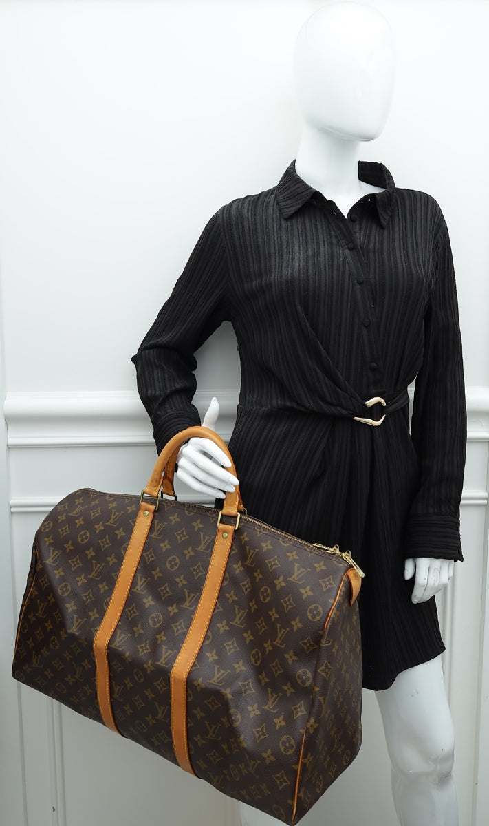 Louis Vuitton Monogram Keepall 50 Bag