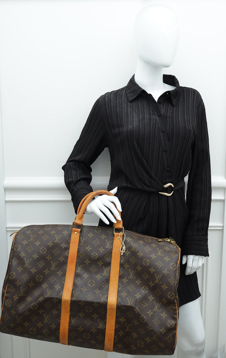 Louis Vuitton Monogram Keepall 50 Bag