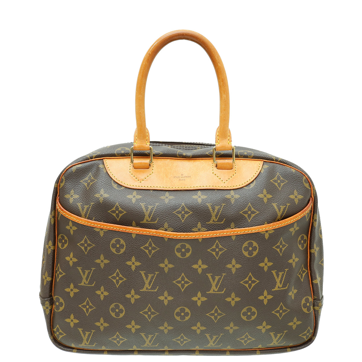 Louis Vuitton Brown Monogram Deauville Tote Bag