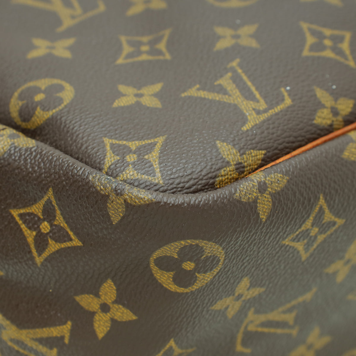 Louis Vuitton Brown Monogram Deauville Tote Bag