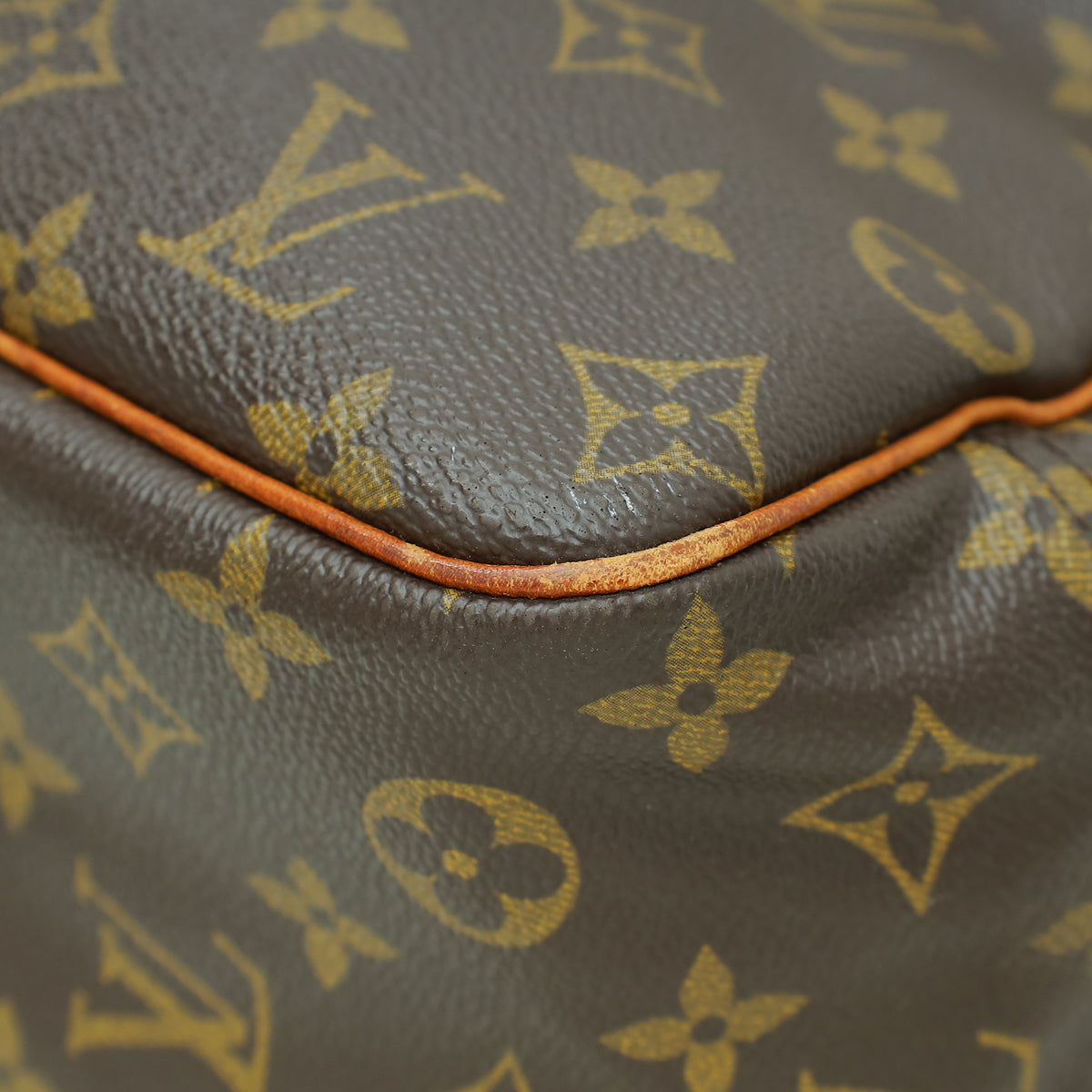 Louis Vuitton Brown Monogram Deauville Tote Bag