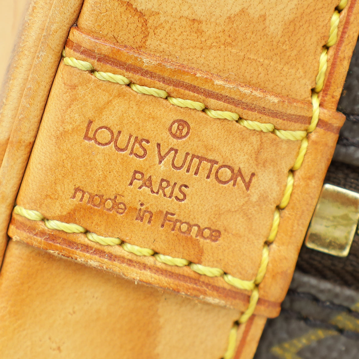 Louis Vuitton Brown Monogram Alma PM Bag