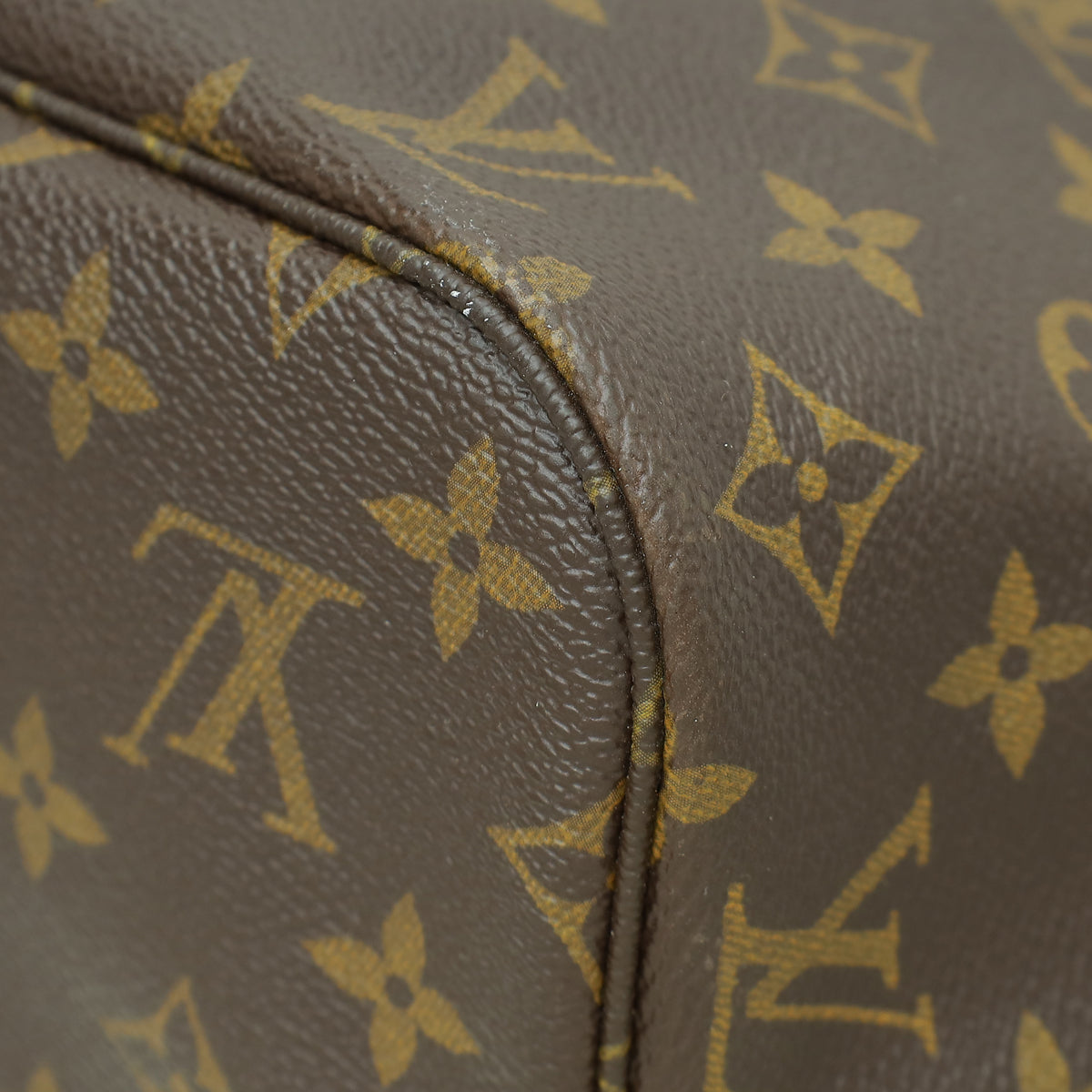 Louis Vuitton Brown Monogram My LV Neverfull MM Bag W/ T.C Initials