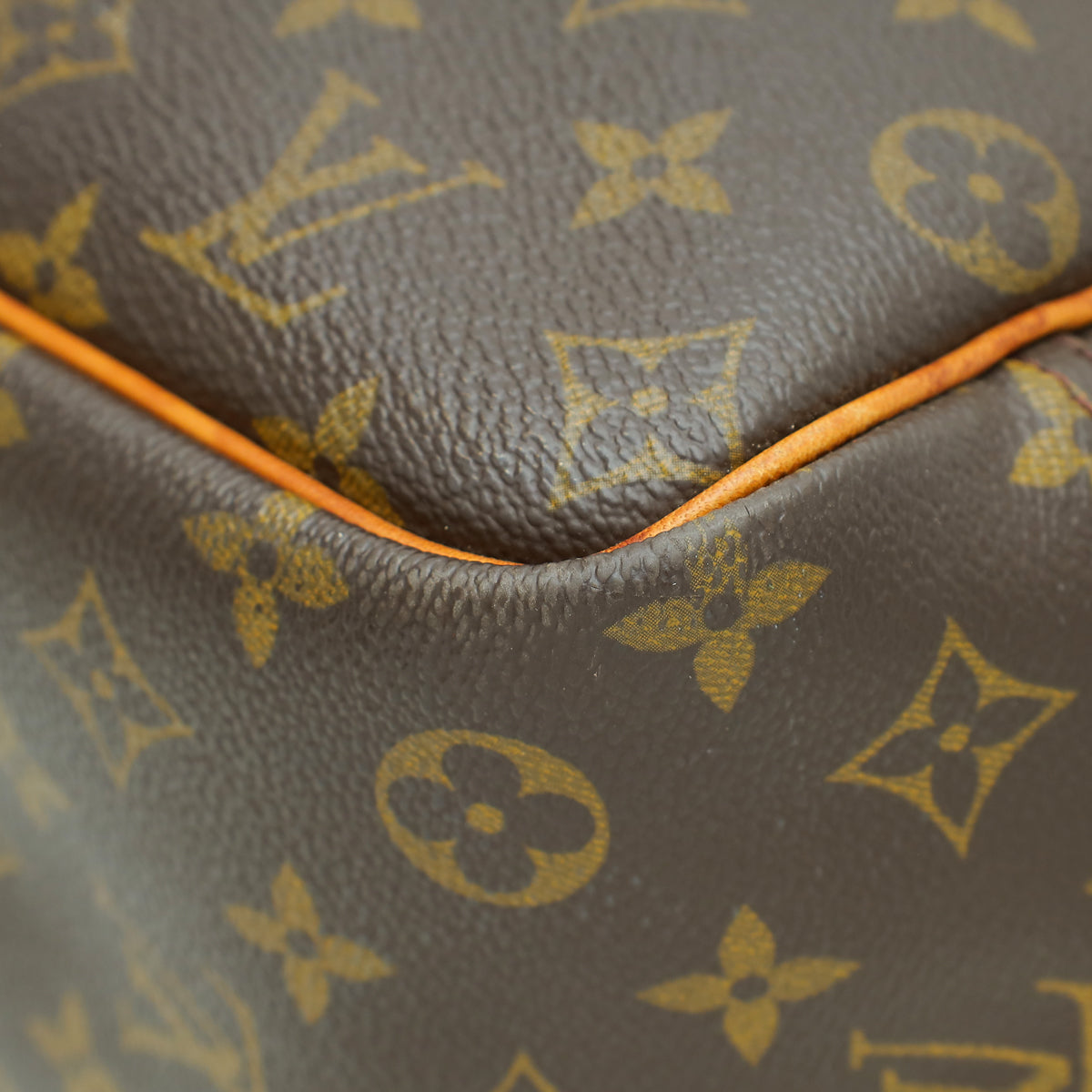 Louis Vuitton Brown Monogram Deauville Bag