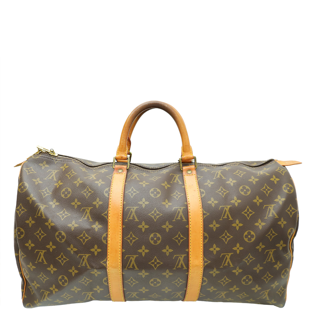 Louis Vuitton Brown Monogram Keepall 50 Bag