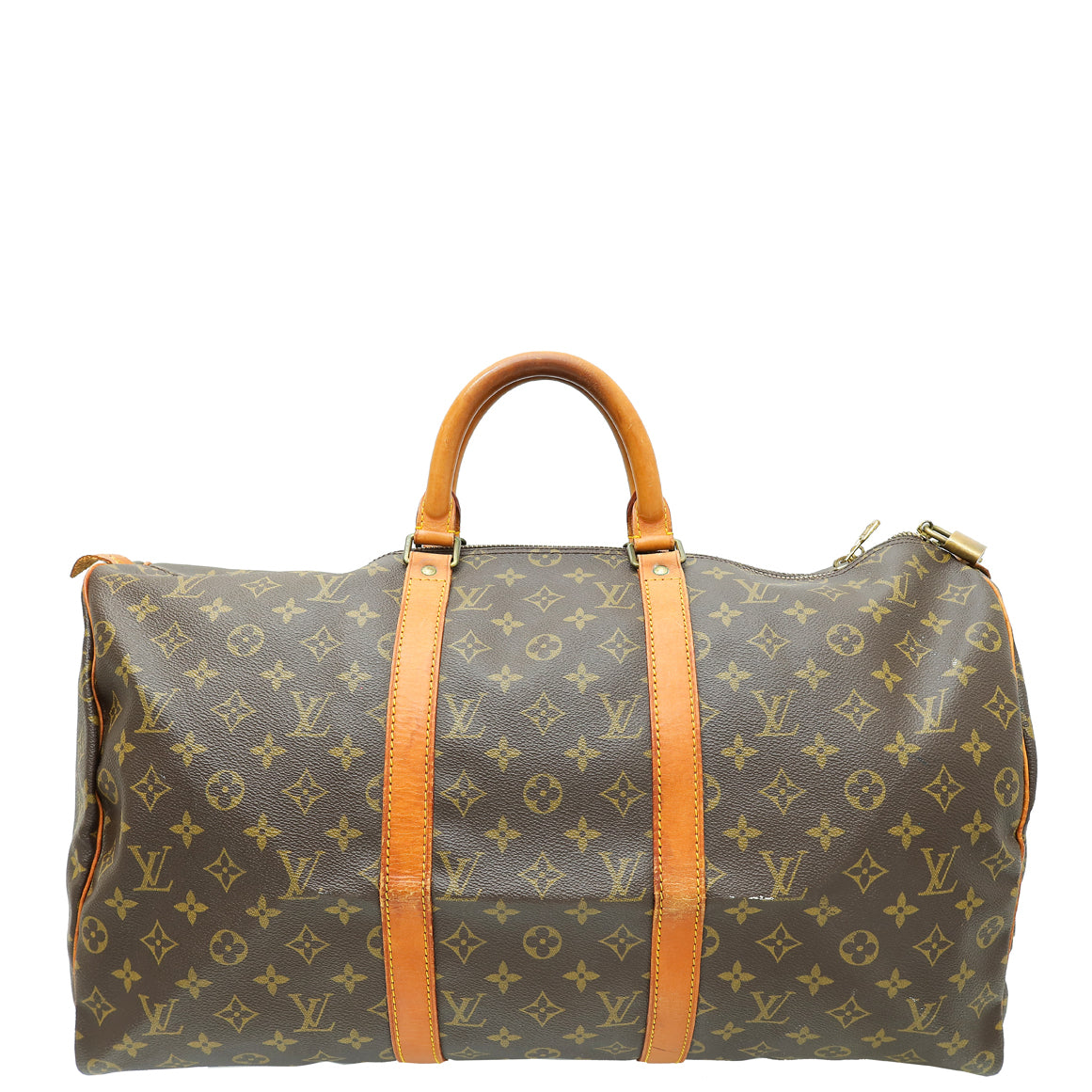 Louis Vuitton Brown Monogram Keepall 50 Bag