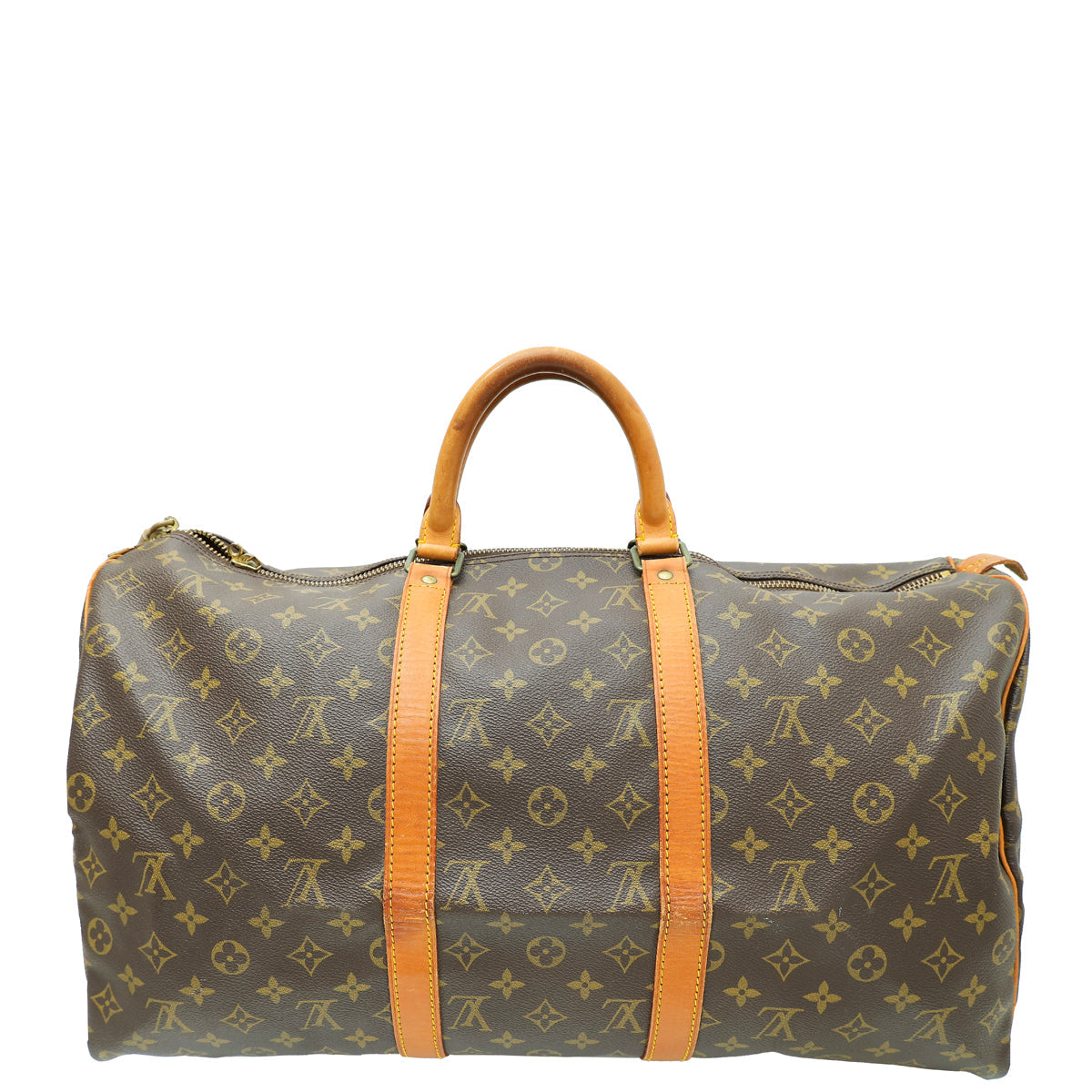 Louis Vuitton Brown Monogram Keepall 50 Bag