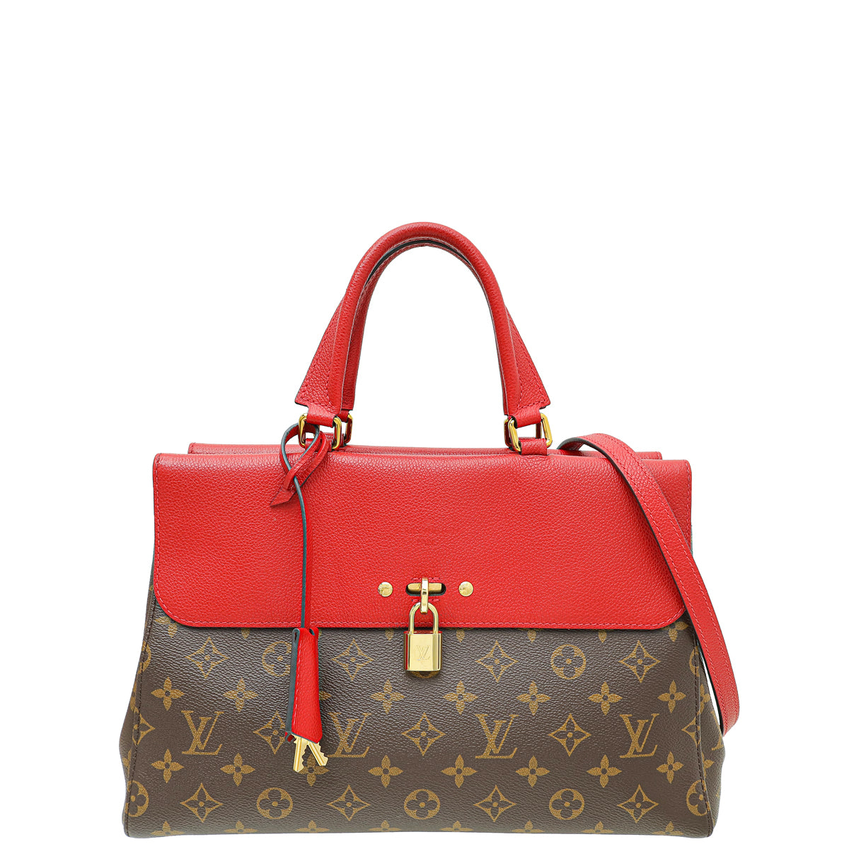 Louis Vuitton Monogram Red Venus Tote Bag