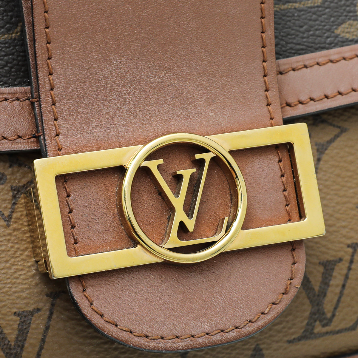 Louis Vuitton Monogram Reverse Dauphine MM Bag