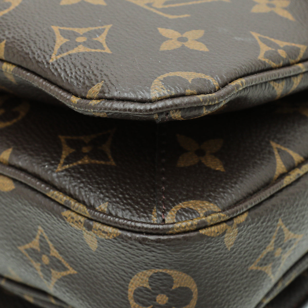 Louis Vuitton Brown Monogram Pochette Metis Bag