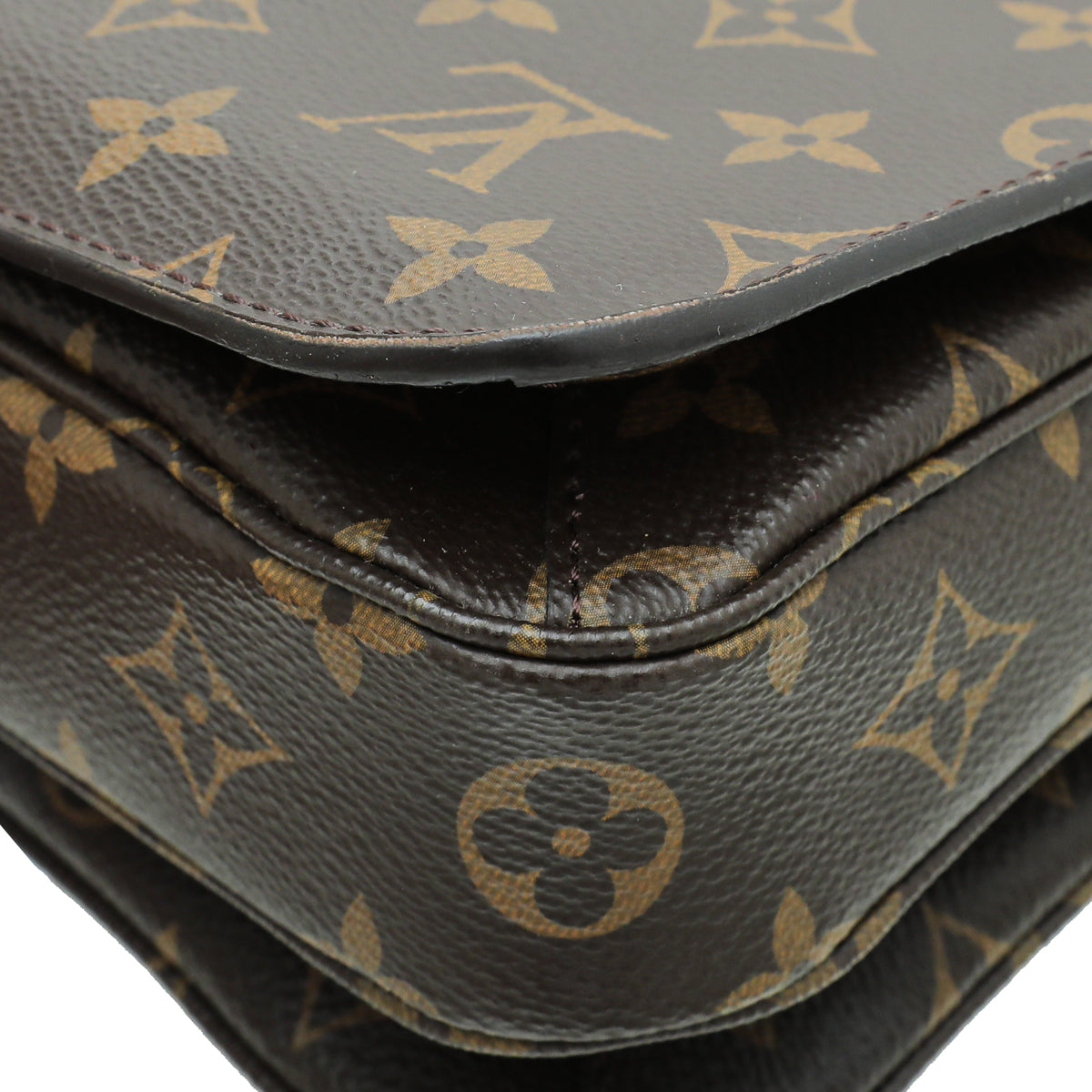 Louis Vuitton Brown Monogram Pochette Metis Bag