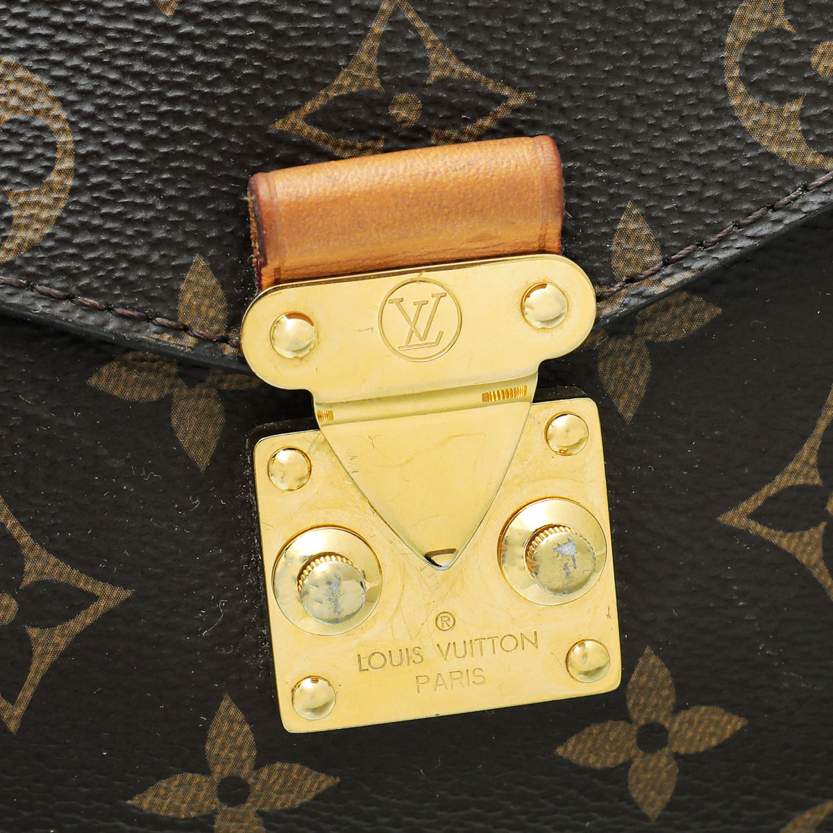 Louis Vuitton Brown Monogram Pochette Metis Bag