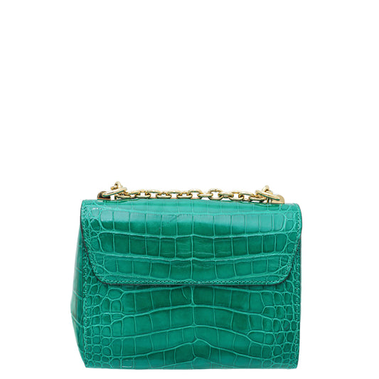 Louis Vuitton Emerald Green Alligator Mississippiensis Twist PM Bag