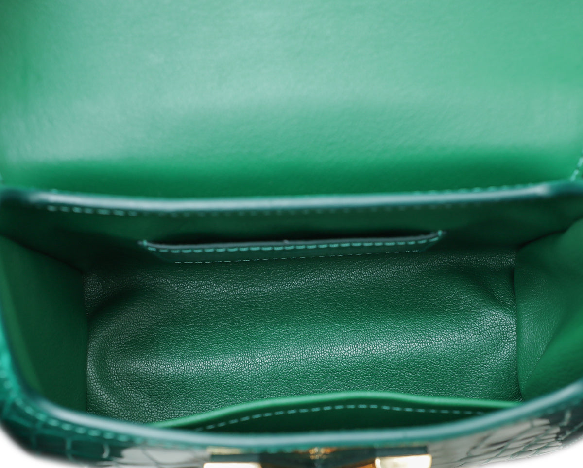 Louis Vuitton Emerald Green Alligator Mississippiensis Twist PM Bag