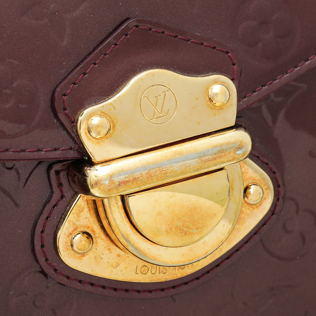 Louis Vuitton Amarante Monogram Vernis Mirada Bag