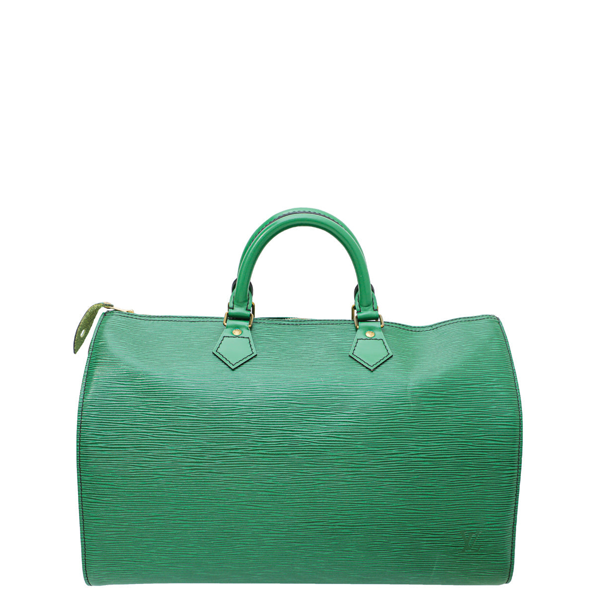 Louis Vuitton Borneo Green Speedy 35 Bag