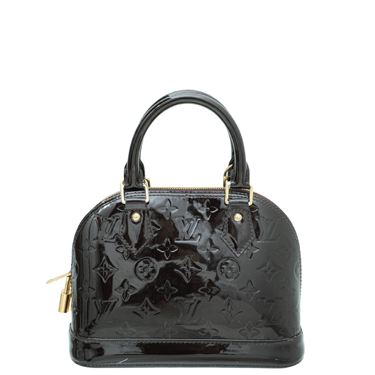 Louis Vuitton Amarante Monogram Vernis Alma BB Bag