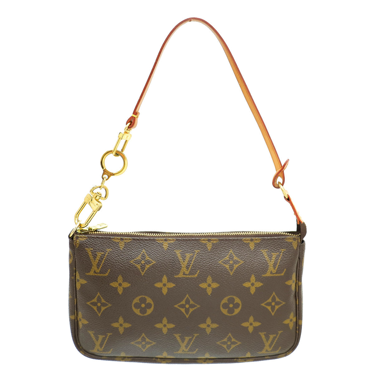 Louis Vuitton Brown Monogram Pochette Accessories Bag