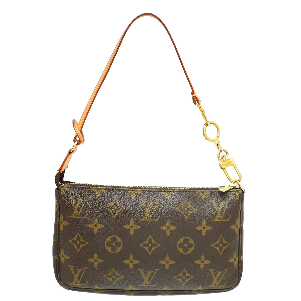 Louis Vuitton Brown Monogram Pochette Accessories Bag