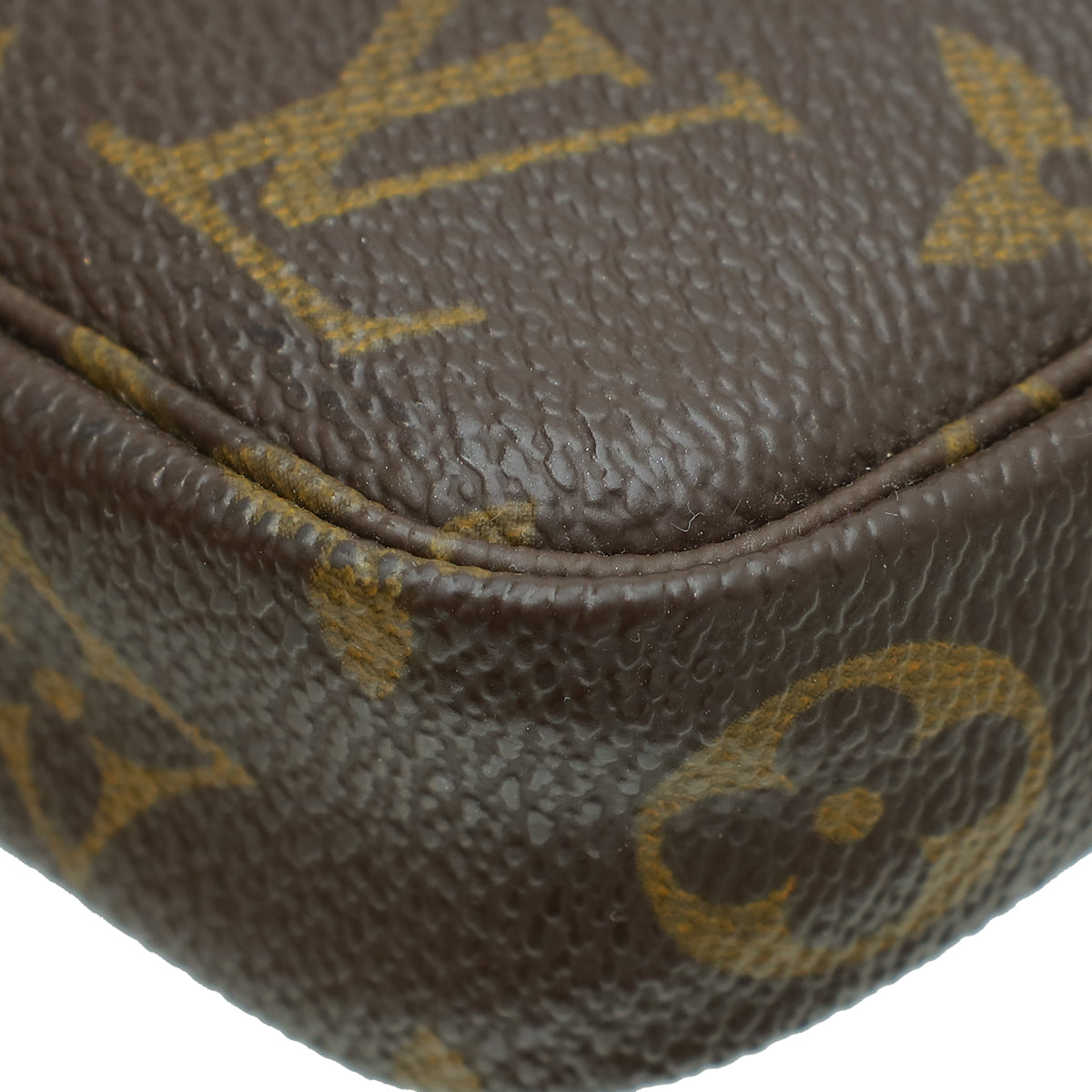 Louis Vuitton Brown Monogram Pochette Accessories Bag