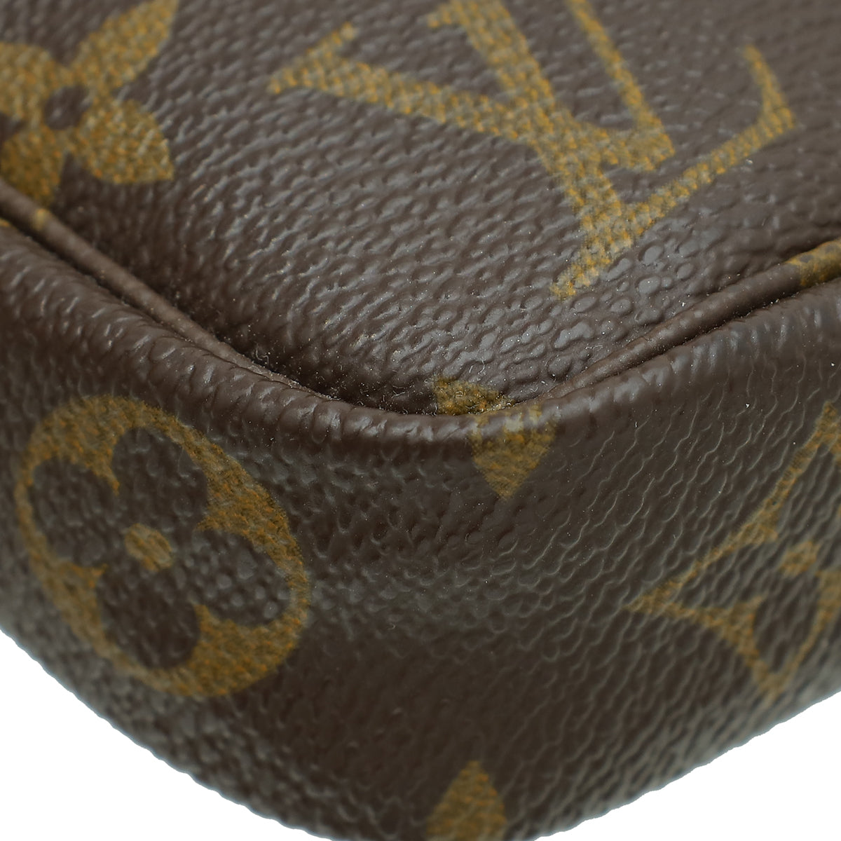 Louis Vuitton Brown Monogram Pochette Accessories Bag