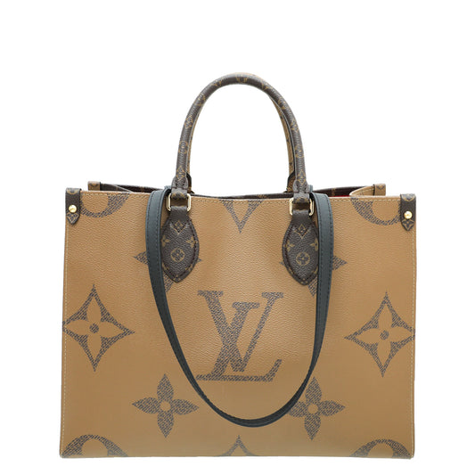 Louis Vuitton Monogram Reverse Giant Onthego MM Bag