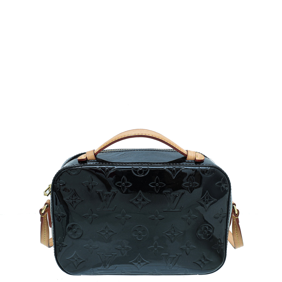 Louis Vuitton Black Monogram Vernis Santa Monica Camera Bag