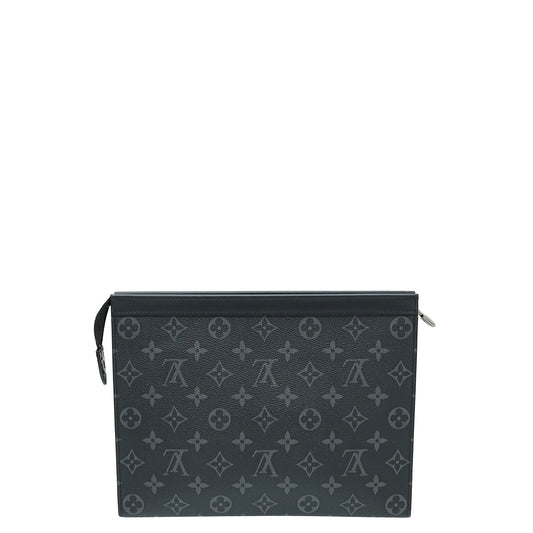 Louis Vuitton Bicolor Monogram Eclipse Pochette Voyage MM Bag