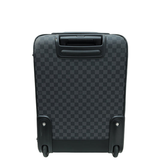 Louis Vuitton Graphite Pegase Legere Business 55 Suitcase