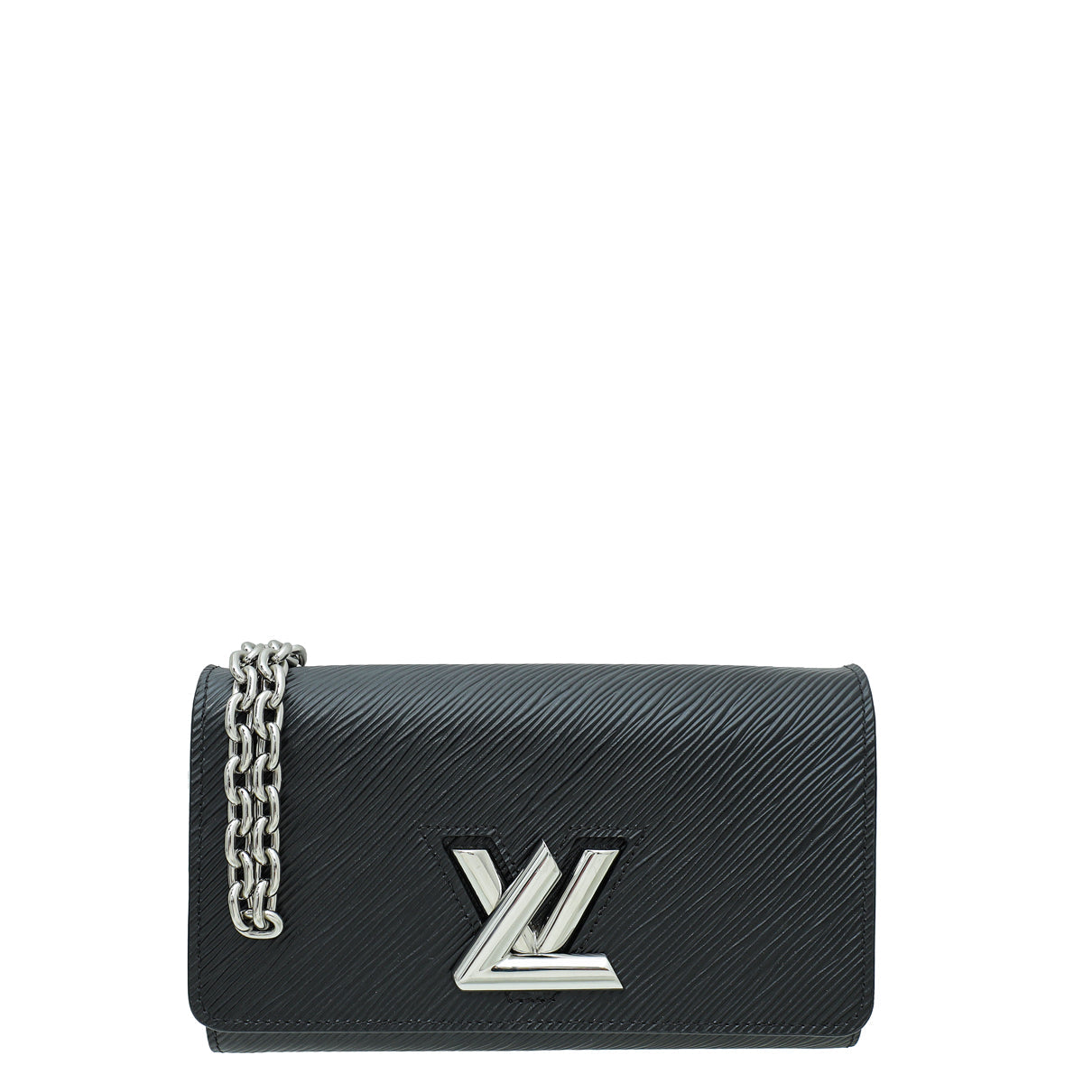 Louis Vuitton Black Twist Wallet on Chain